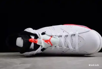 6 White Infrared Jordan Retro 384664-123 0429
